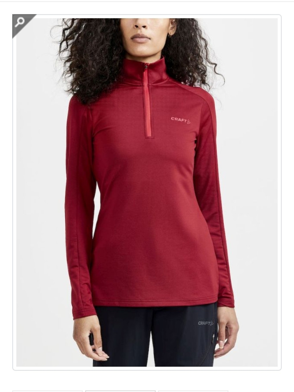Craft Gain Midlayer in Rhubarb Red